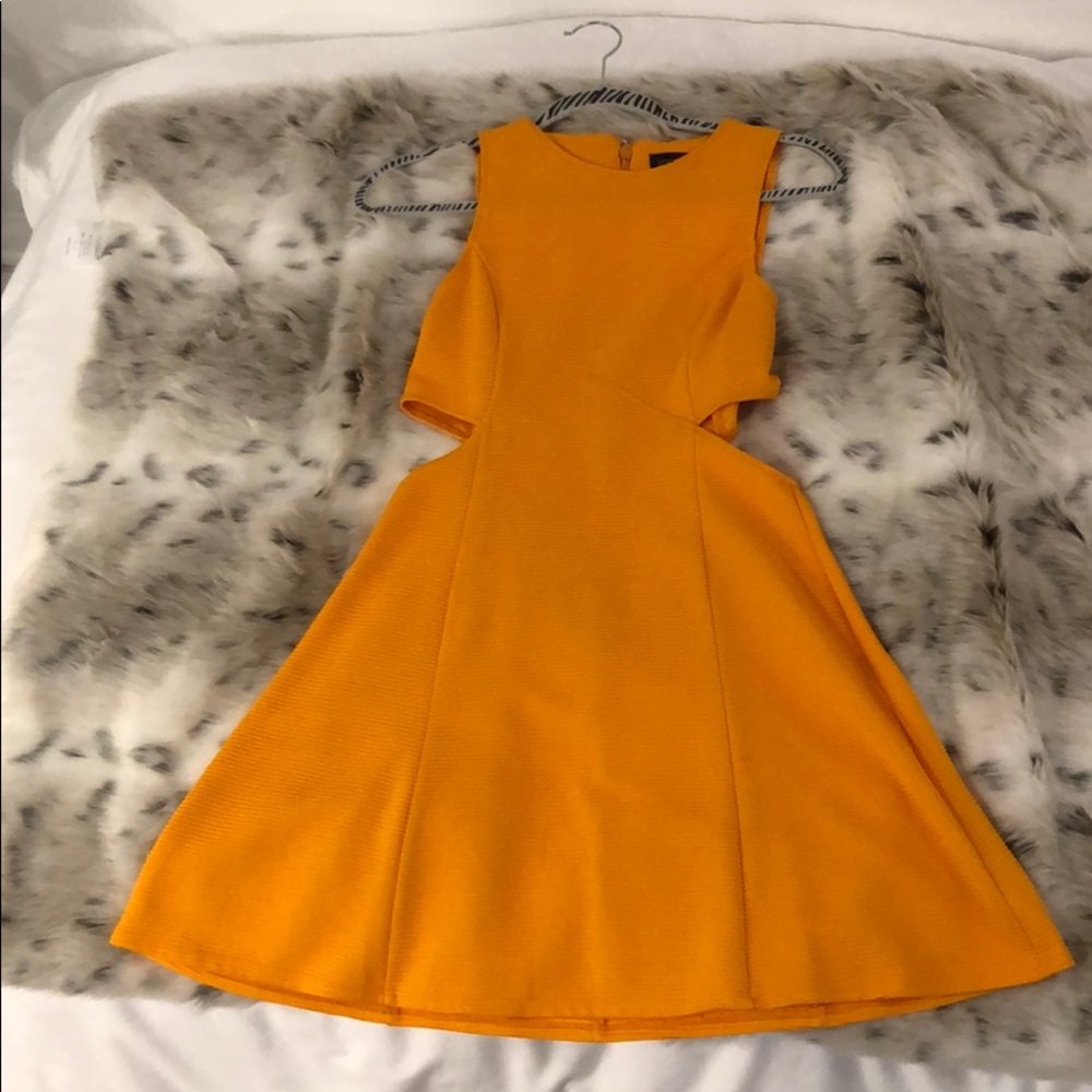 TOPSHOP ORANGE SUMMER DRESS